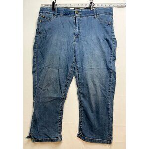 Jessica London jeans womens 18 37 x 20 high rise blue work